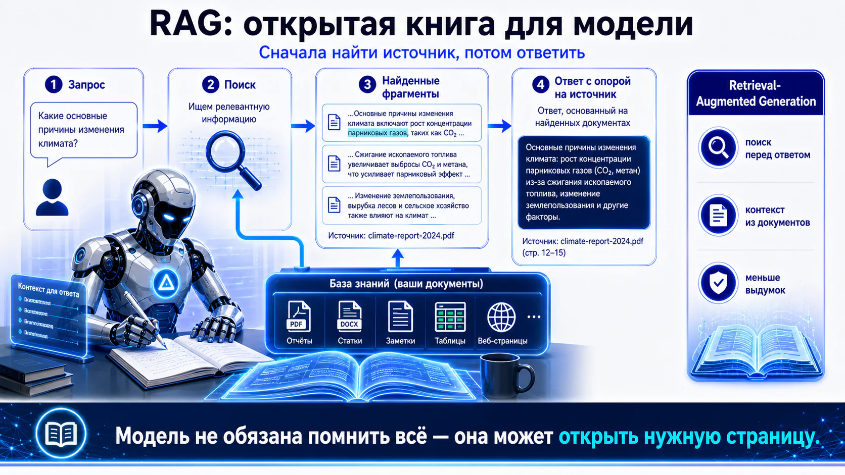 RAG как открытая книга