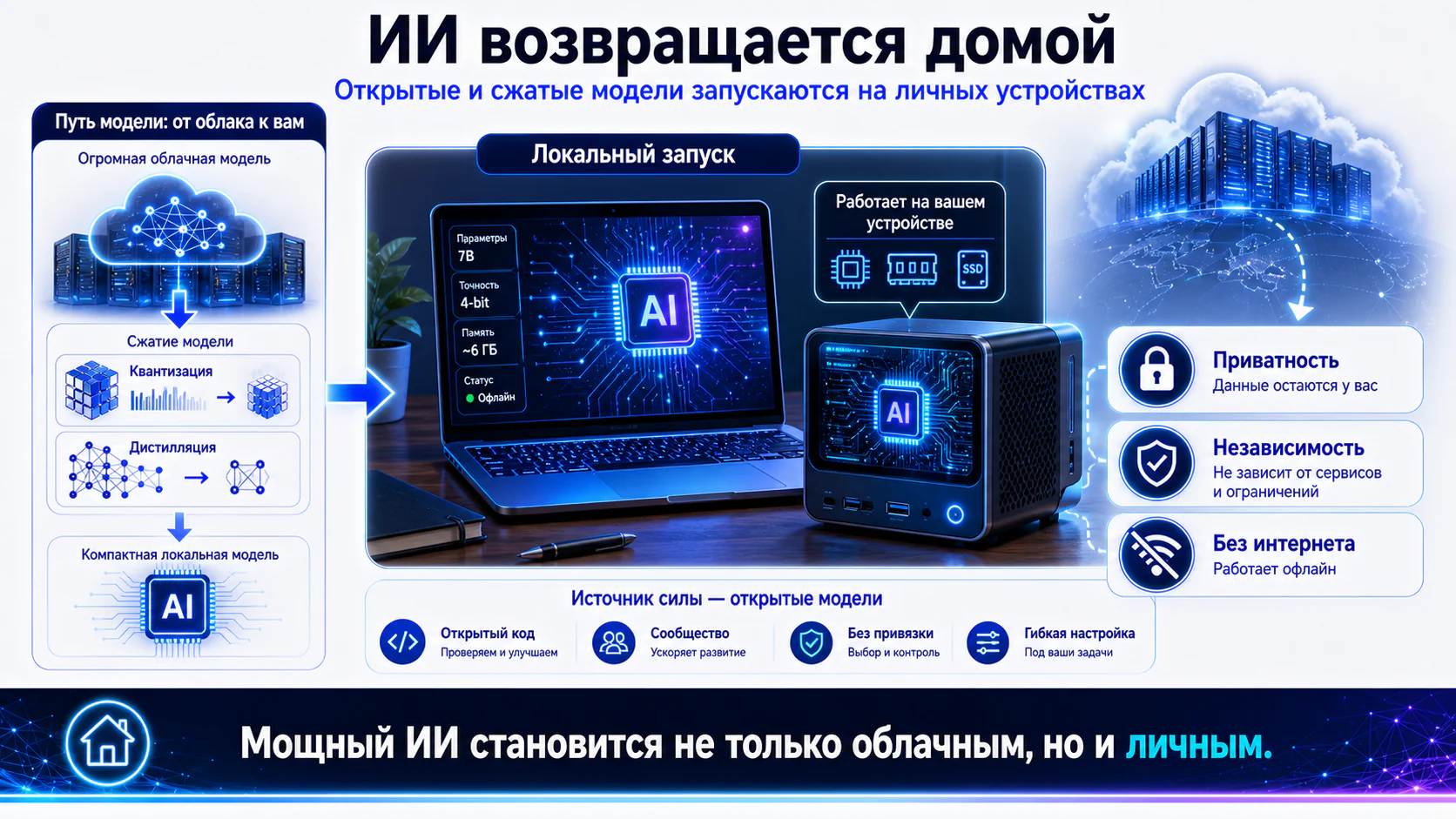 ИИ возвращается домой